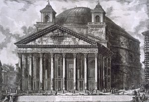 Pantheon di Agrippa, Roma (incisione)