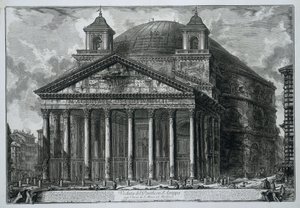 Pantheon a Roma da Giovanni Battista Piranesi