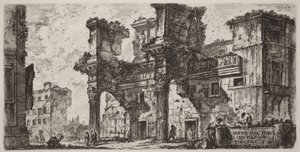 Parte del Foro di Nerva da Giovanni Battista Piranesi