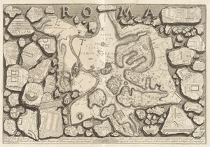 Pianta di Roma disegnata con la situazione di tutti i monumenti antichi da Giovanni Battista Piranesi