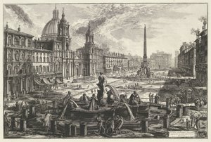 Piazza Navona a Roma da Giovanni Battista Piranesi