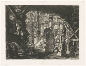 Molo con catene da Giovanni Battista Piranesi
