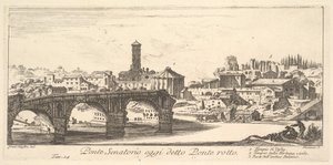 Ponte Senatoriale, oggi chiamato Ponte Rotto da Giovanni Battista Piranesi