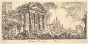 Tavola 21: Tempio di Pola in Istria, ca. 1748 da Giovanni Battista Piranesi