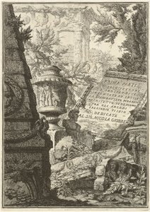 Prima parte di architetture e prospettive (Prima edizione, terza emissione) da Giovanni Battista Piranesi