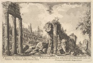 Resti del Tempio di Castore e Polluce