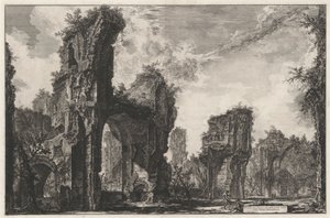 Rovine del Sisto, o sia della gran sala delle Terme Antoniniane da Giovanni Battista Piranesi