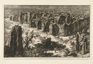Rovine delle Terme Antoniniane (Terme di Caracalla), da Vedute di Roma da Giovanni Battista Piranesi