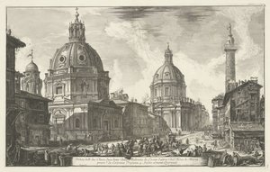 Santa Maria di Loreto e Santissimo Nome di Maria a Roma da Giovanni Battista Piranesi