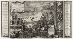 Scenographia Campi Martii, pagina da Il Campo Marzio dell