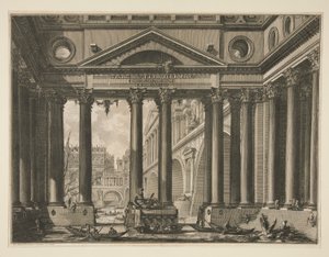 Secondo frontespizio del Volume IV di Le Antichità Romane da Giovanni Battista Piranesi