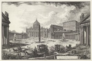 Piazza San Pietro con la Basilica di San Pietro in Vaticano (serie: Vedute di Roma)