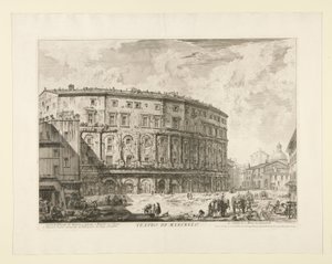 Teatro di Marcello, dalle Vedute di Roma da Giovanni Battista Piranesi