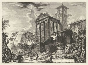 Tempio di Ercole a Cori da Giovanni Battista Piranesi