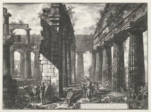 Tempio di Nettuno a Paestum da Giovanni Battista Piranesi