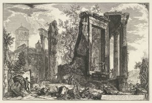 Tempio di Vesta e il Tempio della Sibilla Tiburtina a Tivoli Altra Veduta del Tempio della Sibilla in Tivoli (titolo sull