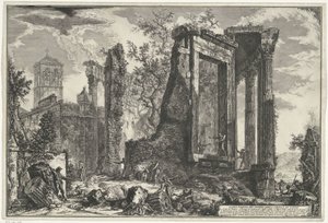 Tempio di Vesta e Tempio della Sibilla Tiburtina a Tivoli da Giovanni Battista Piranesi