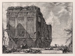 Tempio antico volgarmente detto della Salute su la Via d da Giovanni Battista Piranesi