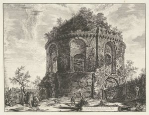 Tempio della Tosse vicino a Tivoli da Giovanni Battista Piranesi
