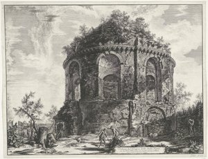 Tempio della Tosse vicino a Tivoli da Giovanni Battista Piranesi