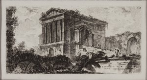 Tempio di Clitumnus tra Foligno e Spoleto da Giovanni Battista Piranesi