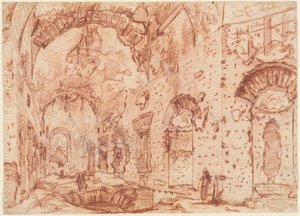 Il "Canopo" della Villa Adriana a Tivoli da Giovanni Battista Piranesi