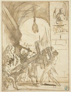 La Salita al Calvario da Giovanni Battista Piranesi