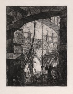 La Grande Piazza, tavola 4 da Carceri da Giovanni Battista Piranesi