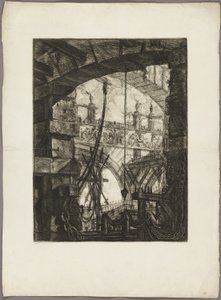 La grande piazza, tavola 4 da Prigioni Immaginarie da Giovanni Battista Piranesi