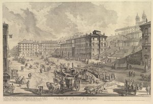 Piazza di Spagna Veduta di Piazza di Spagna da Giovanni Battista Piranesi