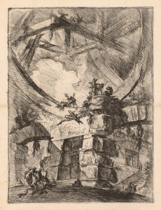 Le prigioni: Una porta della prigione da Giovanni Battista Piranesi
