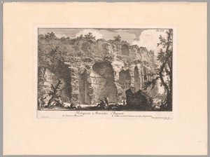I resti del Mausoleo di Augusto, tavola XXI da Il Campo Marzio di Roma Antica da Giovanni Battista Piranesi