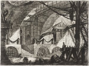 Il cavalletto da sega da Giovanni Battista Piranesi