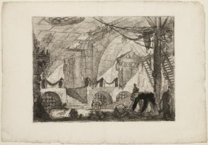 Il Cavalletto, tavola 12 da Prigioni Immaginarie da Giovanni Battista Piranesi