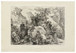 Gli scheletri, c. 1748 da Giovanni Battista Piranesi