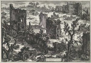 Terme di Traiano a Roma da Giovanni Battista Piranesi
