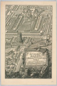 Pagina del titolo, "Il Campo Marzio dell