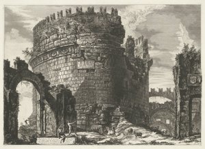 Tomba di Cecilia Metella a Roma da Giovanni Battista Piranesi