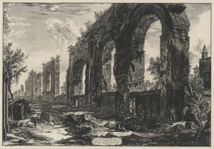 Resti degli acquedotti neroniani (da: Vedute di Roma) da Giovanni Battista Piranesi