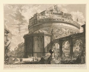 Veduta del mausoleo da Giovanni Battista Piranesi