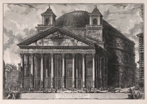 Veduta del Pantheon da Giovanni Battista Piranesi
