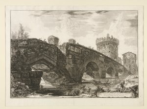 Veduta del Ponte Lugano da Giovanni Battista Piranesi