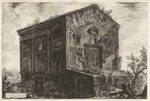 Veduta del Tempio delle Camene anticamente circondato da un bosco nella valle Egeria da Giovanni Battista Piranesi
