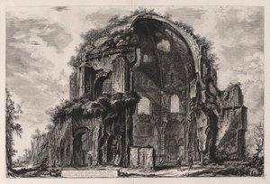 Veduta del Tempio ottagonale di Minerva Medica, da Vedute di Roma da Giovanni Battista Piranesi