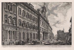 Veduta della Gran Curia Innocenziana da Giovanni Battista Piranesi