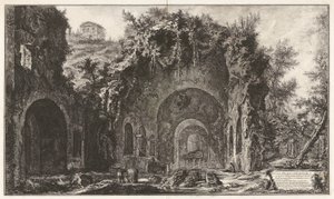 Veduta della fonte e delle Spelonche d da Giovanni Battista Piranesi