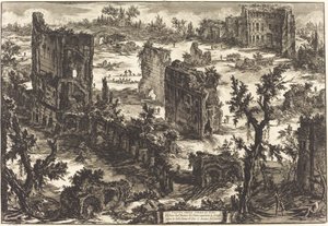 Veduta delle Terme di Tito da Giovanni Battista Piranesi