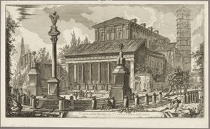 Veduta della Basilica di S. Lorenzo fuori delle Mura, da Vedute di Roma da Giovanni Battista Piranesi
