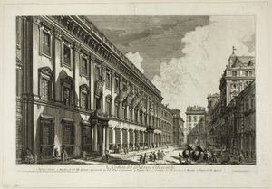 Veduta del Palazzo Odescalchi, da Vedute di Roma da Giovanni Battista Piranesi