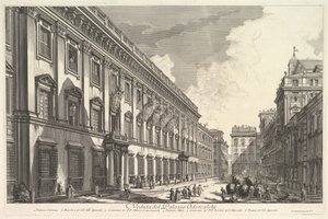 Veduta del Palazzo Odeschali, da Vedute di Roma, ca. 1753 da Giovanni Battista Piranesi